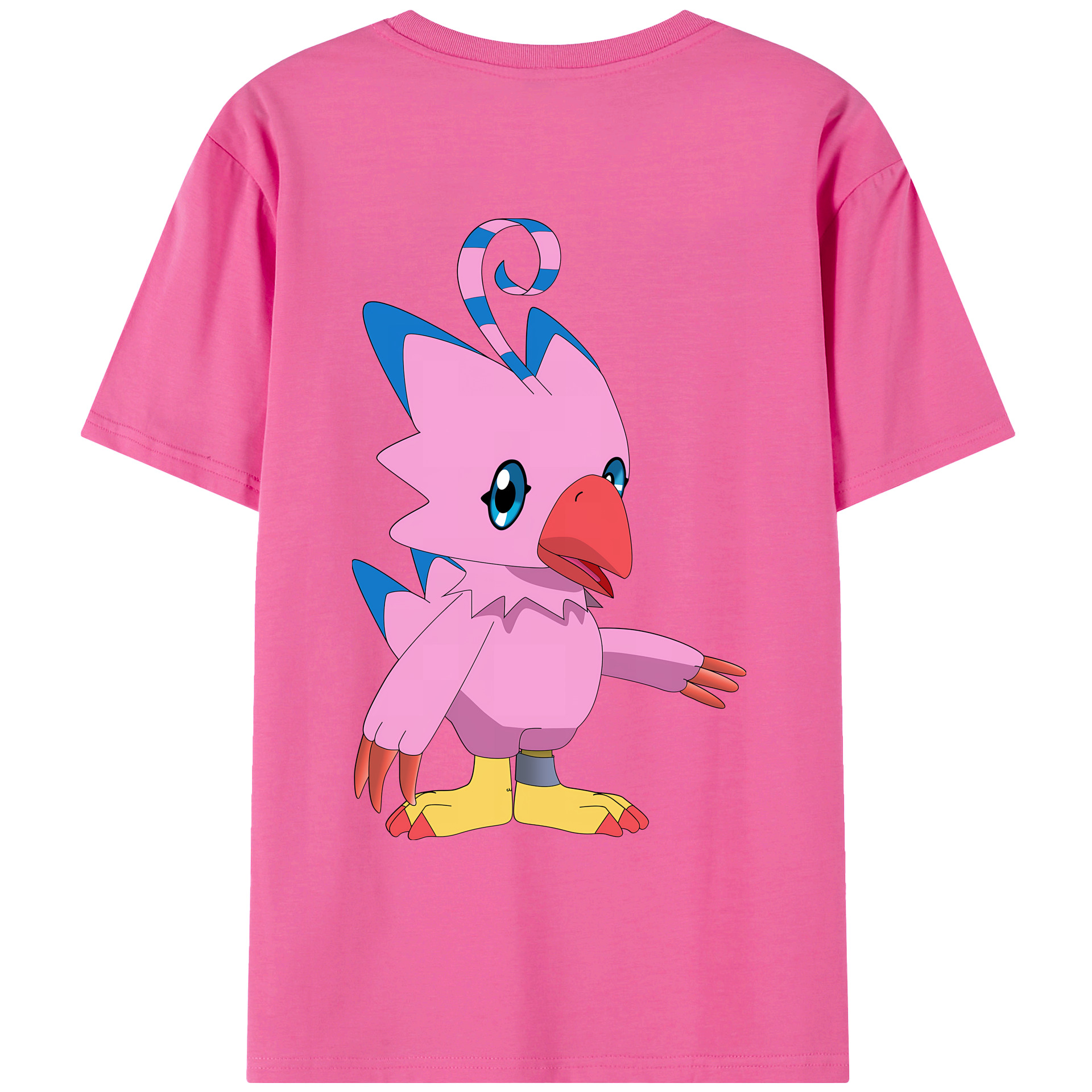 （画像用） Digimon デジタルモンスター/デジモン レディース半袖Tシャツ(バックプリント)